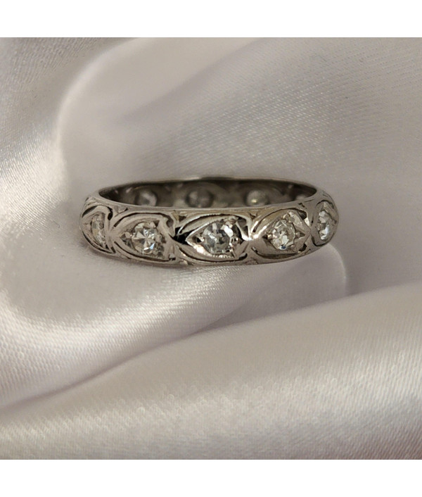 SOLD! Art Deco Diamond and Platinum Eternity Ring SOLD! Art Deco Diamond and Platinum Eternity Ring