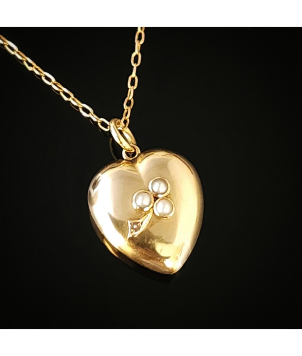Victorian Puffy Heart Pendant ...