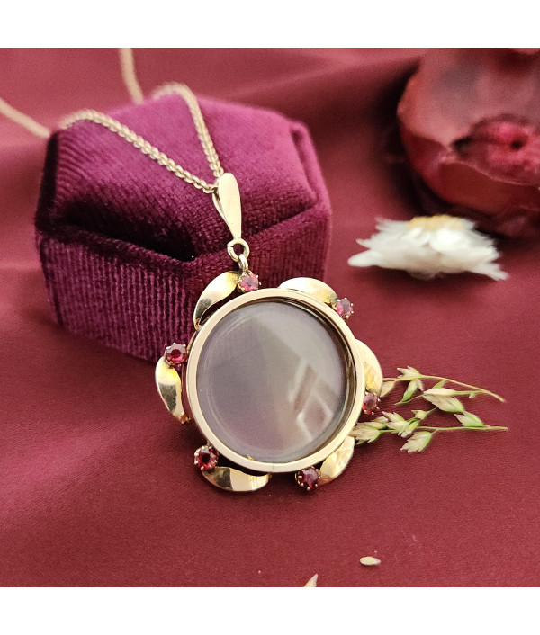 Antique Double Sided Photo Locket in 9ct gold