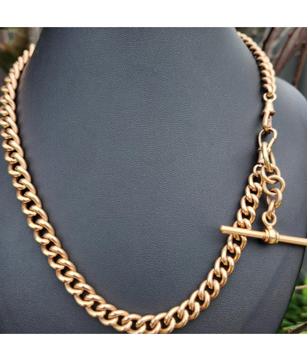 Antique Albert Chain with Graduated Link...