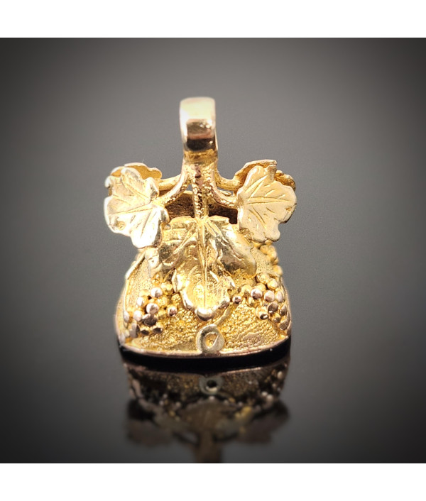 Antique 18ct Gold Fob with Engraved Citrine Monogram Seal Antique 18ct Gold Fob with Engraved Citrine Monogram Seal
