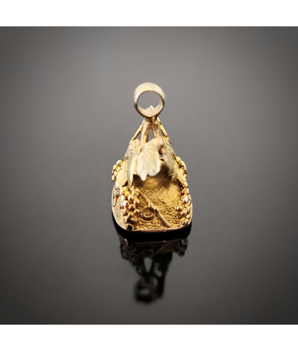Antique 18ct Gold Fob with Engraved Citrine Monogram Seal Antique 18ct Gold Fob with Engraved Citrine Monogram Seal