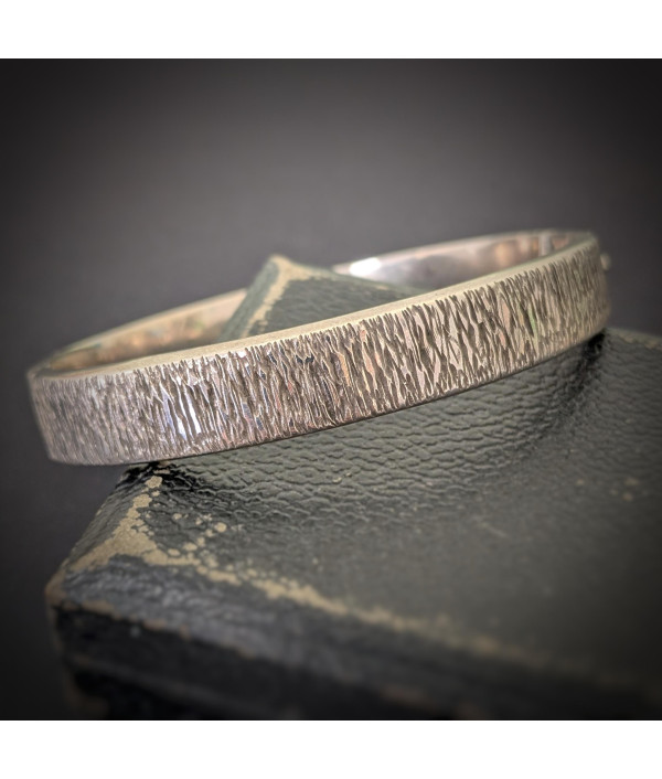 Vintage Textured Sterling Silver Bangle – C.P.S, Birmingham 1971 Vintage Textured Sterling Silver Bangle – C.P.S, Birmingham 1971
