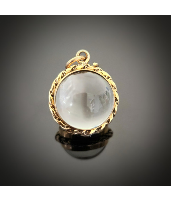 Antique Pool of Light Pendant in Rock Cr...