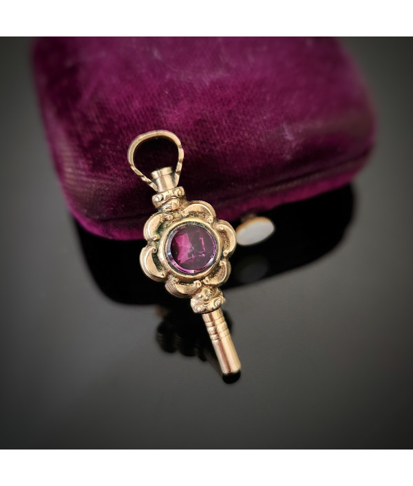 Antique Victorian Pocket Watch Key Penda...