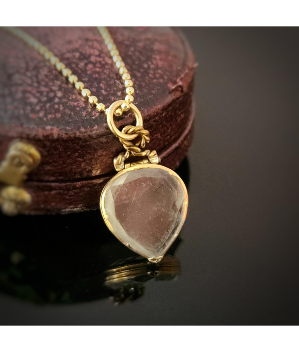 Georgian Heart Shaped Mini Locket in 18k...