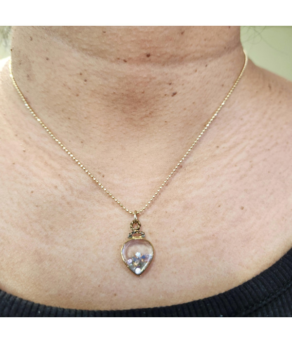 Georgian Heart Shaped Mini Locket in 18k Gold Georgian Heart Shaped Mini Locket in 18k Gold