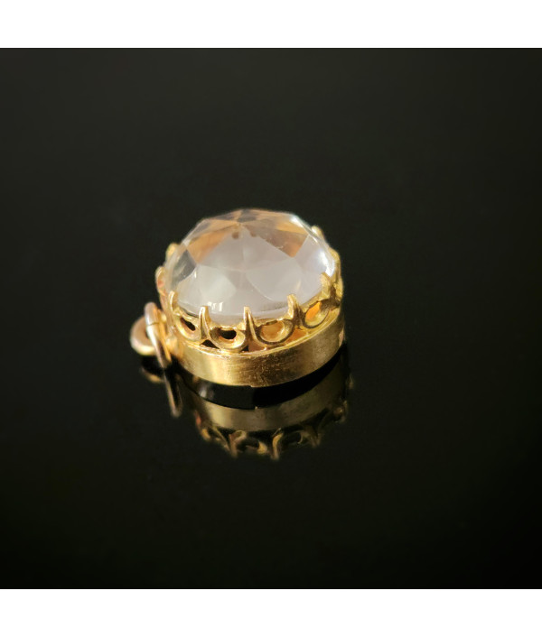 Vintage Rock Crystal Pendant Charm in 9ct Gold Vintage Rock Crystal Pendant Charm in 9ct Gold