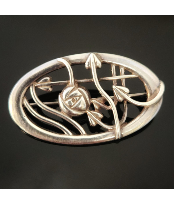 CJL Sterling Silver Art Nouveau Style Br...