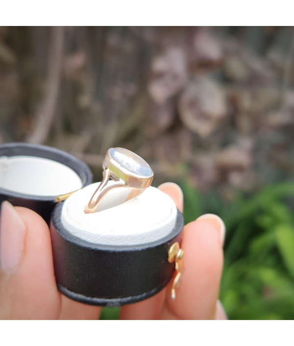 Early 20th Century Moonstone Ring in 9ct Rose Gold Early 20th Century Moonstone Ring in 9ct Rose Gold