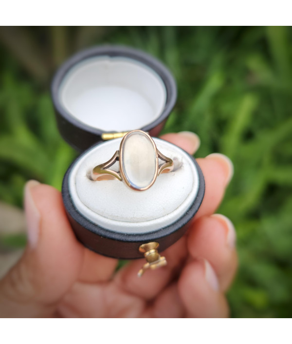 Early 20th Century Moonstone Ring in 9ct Rose Gold Early 20th Century Moonstone Ring in 9ct Rose Gold