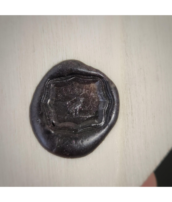 Antique Victorian Fob Seal in Gold Case | “Silence” with Engraved Owl | c.1850 Antique Victorian Fob Seal in Gold Case | “Silence” with Engraved Owl | c.1850