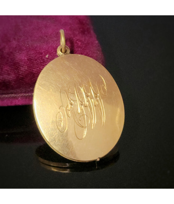 Antique 15ct Gold Monogrammed ...