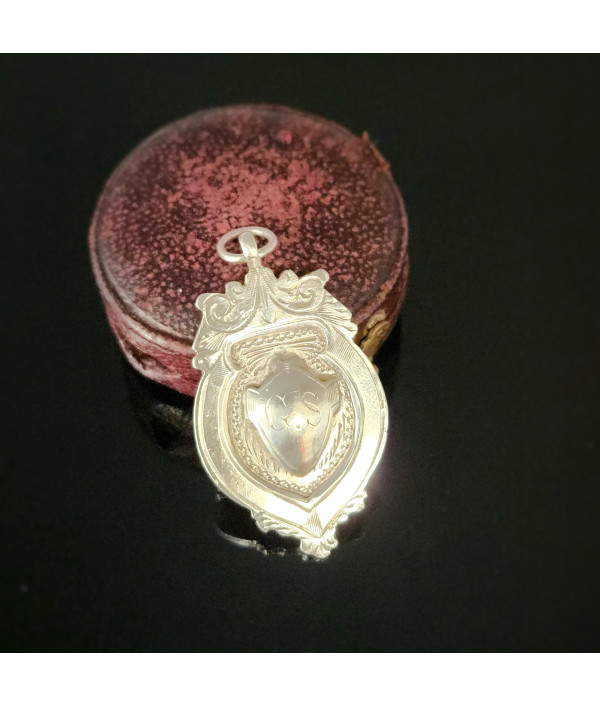 Sterling Silver Fob Medallion ...