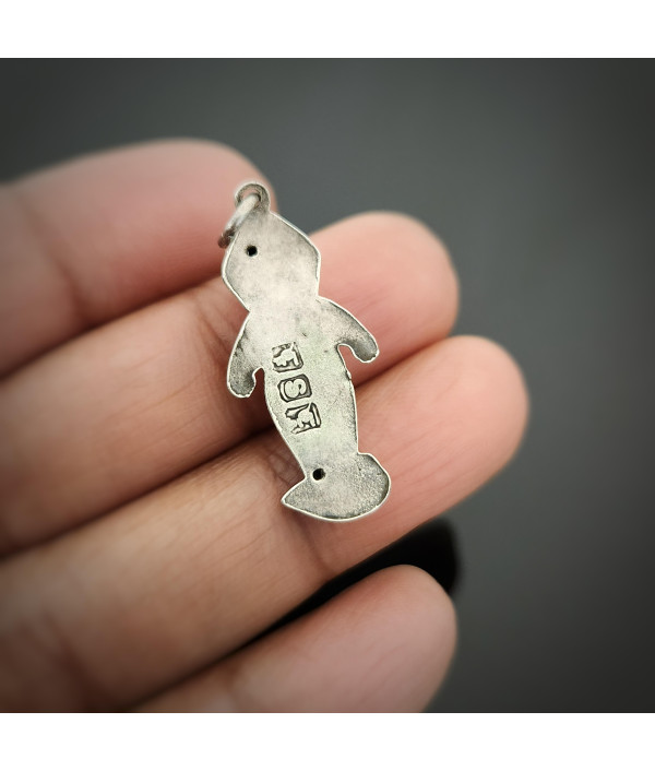 Edwardian Sterling Silver Kewpie Doll Charm – Australian Made c.1910