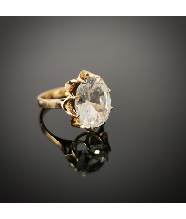 Vintage 14k Rose Gold Synthetic Spinel Ring Vintage 14k Rose Gold Synthetic Spinel Ring
