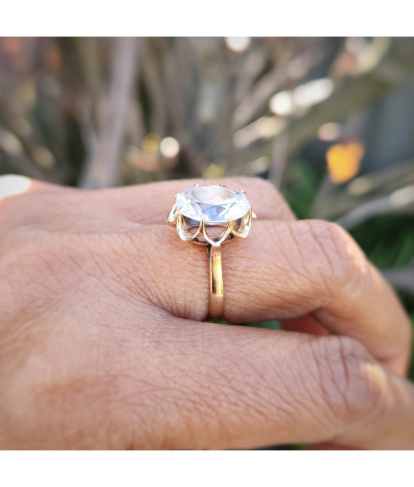 Vintage 14k Rose Gold Synthetic Spinel Ring Vintage 14k Rose Gold Synthetic Spinel Ring