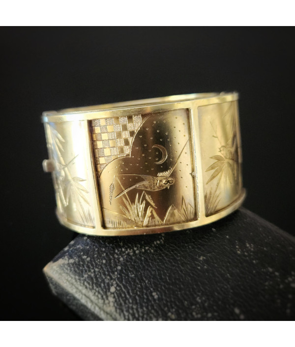 Victorian Era Day and Night Bangle – G...
