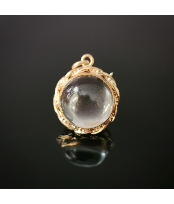 Antique Pool of Light Locket Pendant wit...
