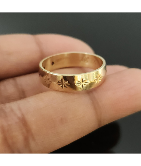 Vintage 1970s Three-Stone Ruby My Valentine Ring 9ct Yellow Gold Vintage 1970s Three-Stone Ruby My Valentine Ring 9ct Yellow Gold