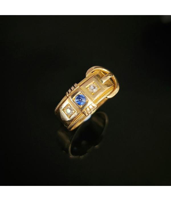 Antique Victorian Belt Buckle Ring – 1...