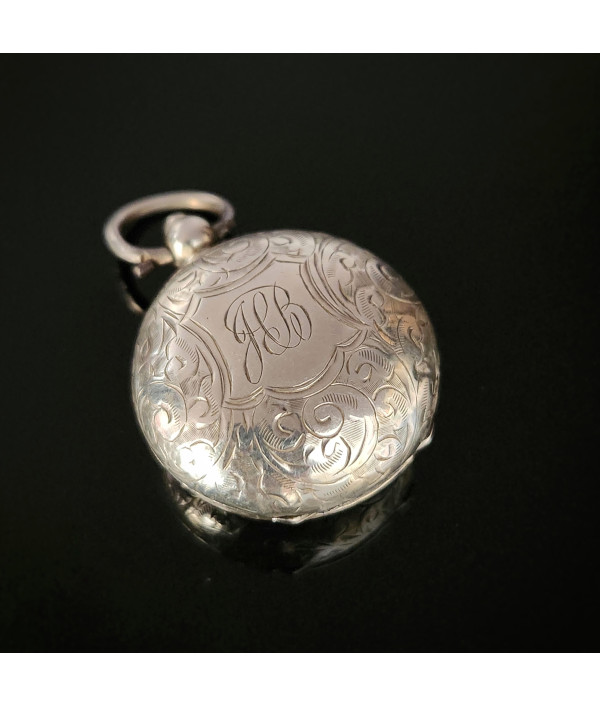 Antique Sterling Silver Sovereign Coin H...