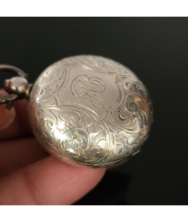 Antique Sterling Silver Sovereign Coin Holder – Birmingham 1902 Antique Sterling Silver Sovereign Coin Holder – Birmingham 1902