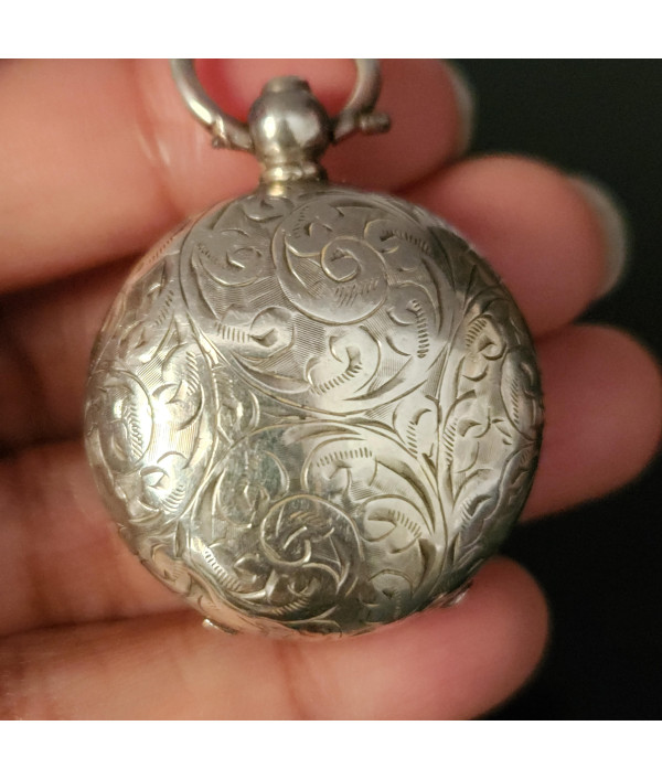 Antique Sterling Silver Sovereign Coin Holder – Birmingham 1902 Antique Sterling Silver Sovereign Coin Holder – Birmingham 1902