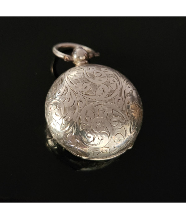 Antique Sterling Silver Sovereign Coin Holder – Birmingham 1902 Antique Sterling Silver Sovereign Coin Holder – Birmingham 1902