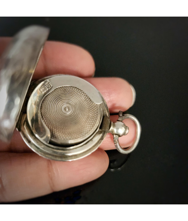Antique Sterling Silver Sovereign Coin Holder – Birmingham 1902 Antique Sterling Silver Sovereign Coin Holder – Birmingham 1902