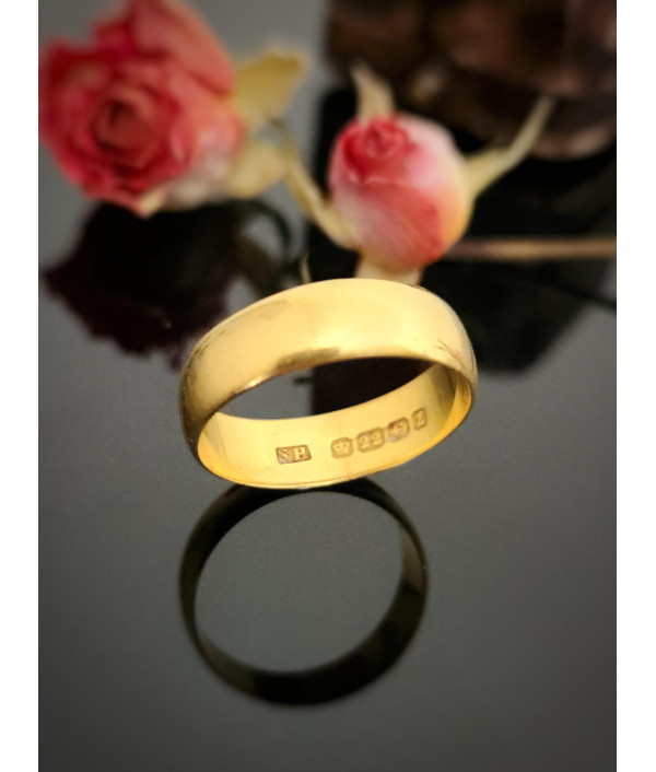 Victorian 22ct Gold Wedding Band — Birmingham 1899 Victorian 22ct Gold Wedding Band — Birmingham 1899