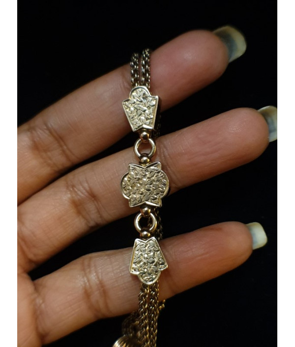 Victorian Albertina Bracelet in 9K Warm Rosy Gold Victorian Albertina Bracelet in 9K Warm Rosy Gold