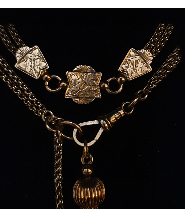 Victorian Albertina Bracelet in 9K Warm Rosy Gold Victorian Albertina Bracelet in 9K Warm Rosy Gold
