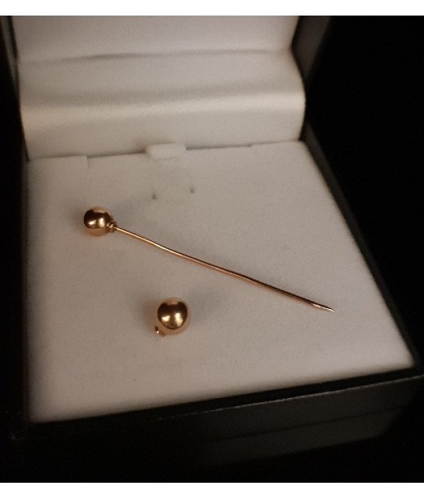Victorian 9K Rose Gold Collar Pin Victorian 9K Rose Gold Collar Pin