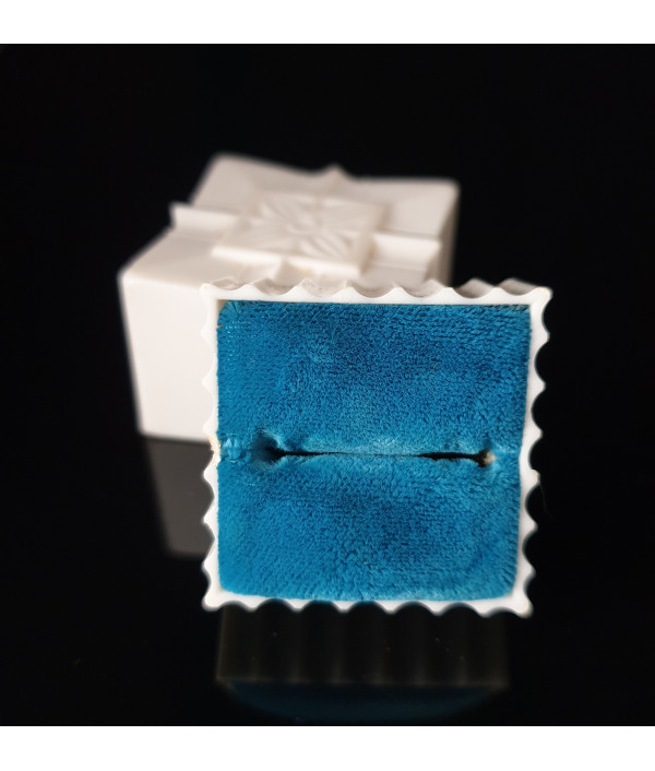 ART DECO CELLULOID RING DISPLAY BOX WITH...