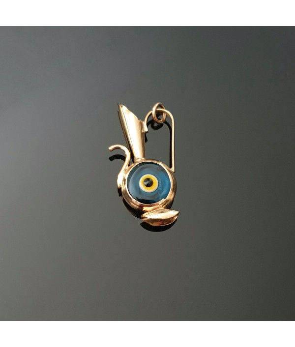 SOLD! Vintage Water Pitcher Charm Pendan...
