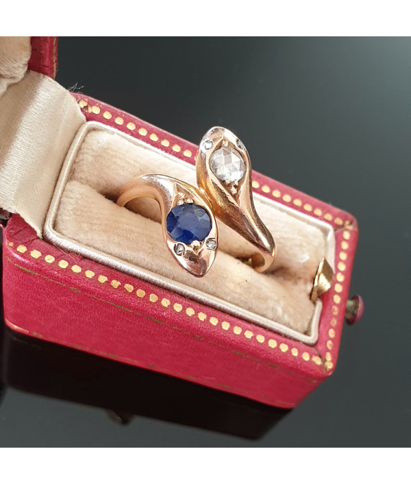 Reserved! Victorian Double Serpent Ring ...