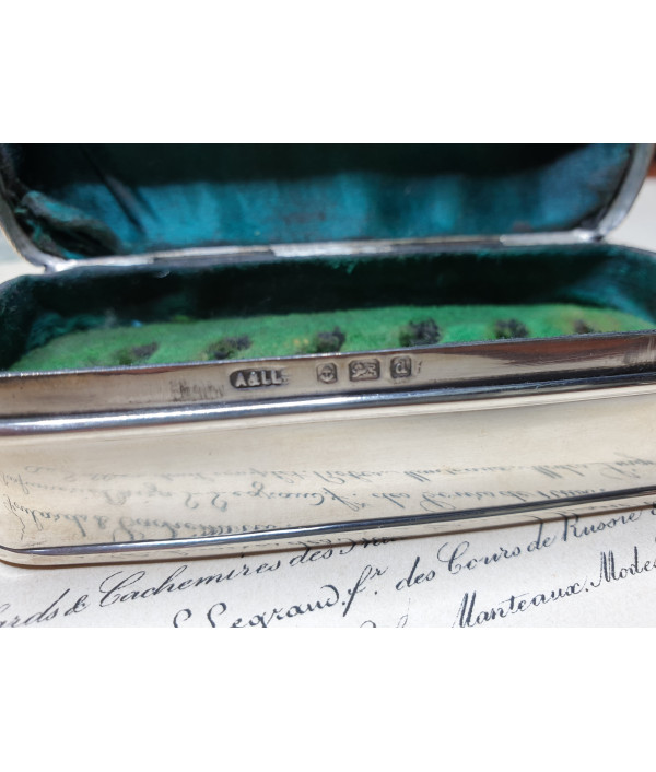 Edwardian 1903 Sterling Silver Multi-Ring Storage or Display box Edwardian 1903 Sterling Silver Multi-Ring Storage or Display box